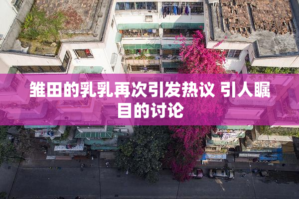 雏田的乳乳再次引发热议 引人瞩目的讨论