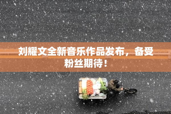 刘耀文全新音乐作品发布，备受粉丝期待！