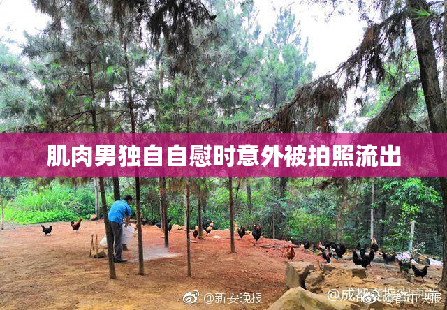 肌肉男独自自慰时意外被拍照流出