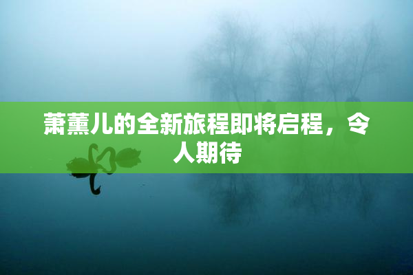 萧薰儿的全新旅程即将启程，令人期待
