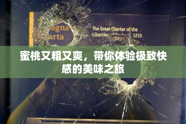 蜜桃又粗又爽，带你体验极致快感的美味之旅