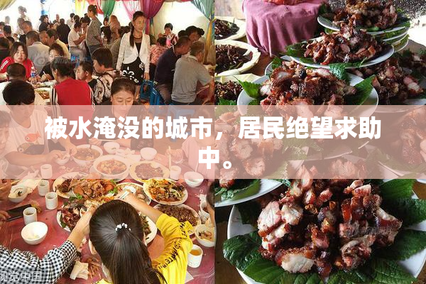 被水淹没的城市，居民绝望求助中。