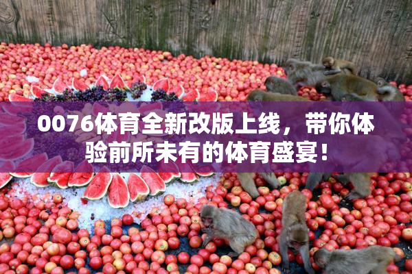 0076体育全新改版上线，带你体验前所未有的体育盛宴！
