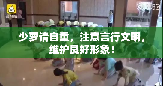 少萝请自重，注意言行文明，维护良好形象！