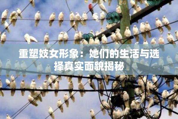 重塑妓女形象：她们的生活与选择真实面貌揭秘