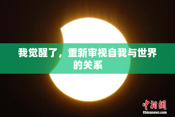 我觉醒了，重新审视自我与世界的关系