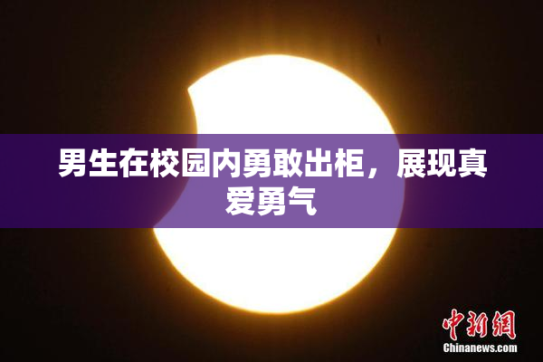 男生在校园内勇敢出柜，展现真爱勇气