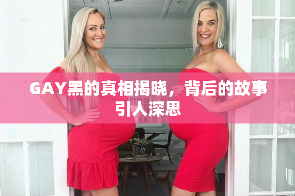 GAY黑的真相揭晓，背后的故事引人深思