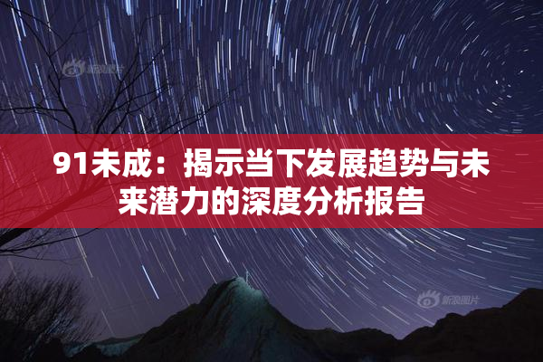 91未成：揭示当下发展趋势与未来潜力的深度分析报告