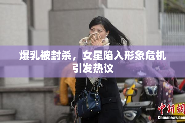 爆乳被封杀，女星陷入形象危机引发热议