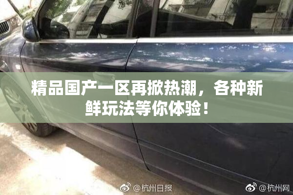 精品国产一区再掀热潮，各种新鲜玩法等你体验！