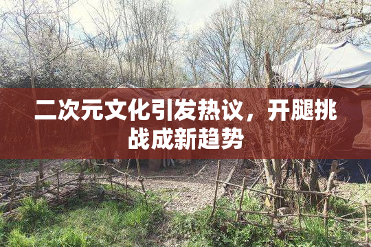 二次元文化引发热议，开腿挑战成新趋势