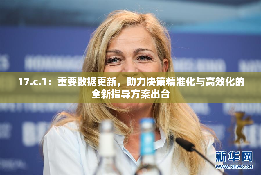 17.c.1：重要数据更新，助力决策精准化与高效化的全新指导方案出台