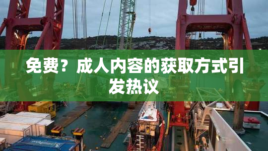 免费？成人内容的获取方式引发热议