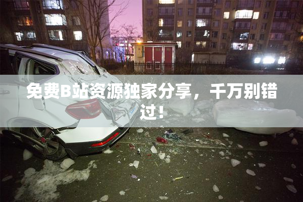 免费B站资源独家分享，千万别错过！