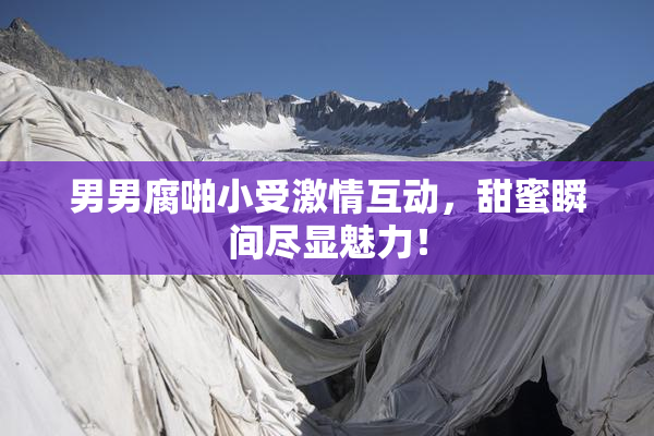 男男腐啪小受激情互动，甜蜜瞬间尽显魅力！