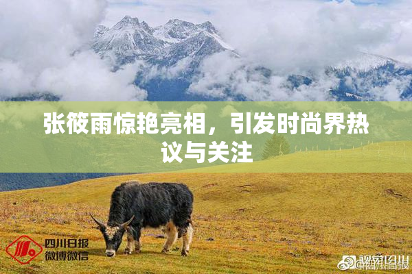 张筱雨惊艳亮相，引发时尚界热议与关注