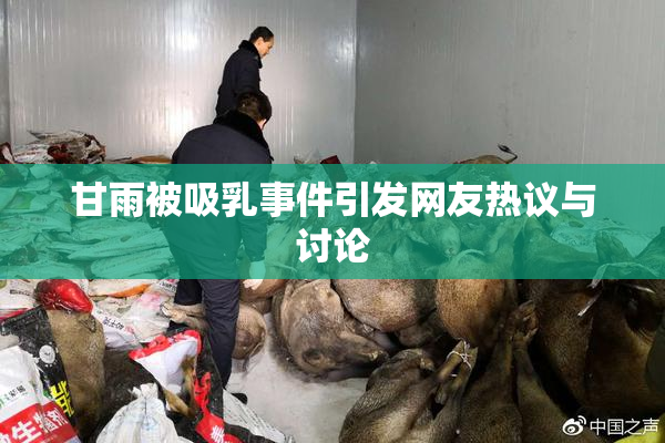 甘雨被吸乳事件引发网友热议与讨论