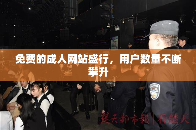 免费的成人网站盛行，用户数量不断攀升