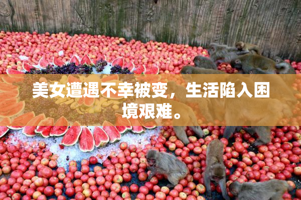美女遭遇不幸被变，生活陷入困境艰难。
