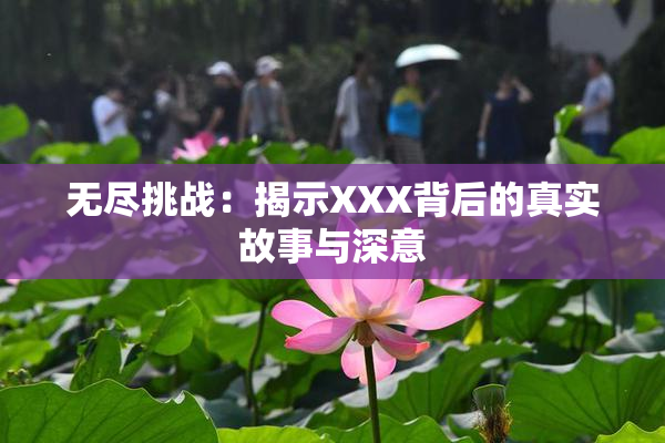 无尽挑战：揭示XXX背后的真实故事与深意