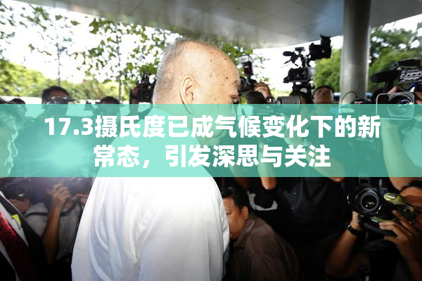 17.3摄氏度已成气候变化下的新常态，引发深思与关注