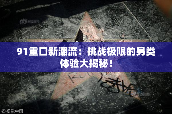 91重口新潮流：挑战极限的另类体验大揭秘！