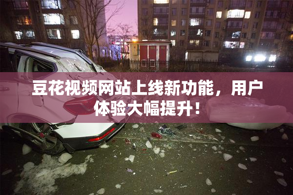豆花视频网站上线新功能，用户体验大幅提升！