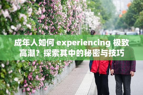 成年人如何 experiencing 极致高潮？探索其中的秘密与技巧