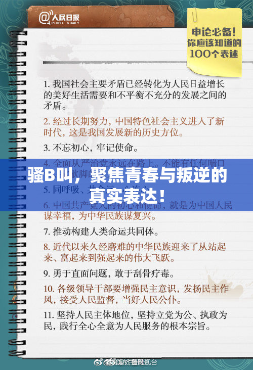 骚B叫，聚焦青春与叛逆的真实表达！