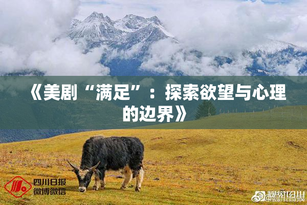 《美剧“满足”：探索欲望与心理的边界》
