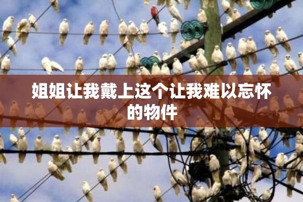 姐姐让我戴上这个让我难以忘怀的物件