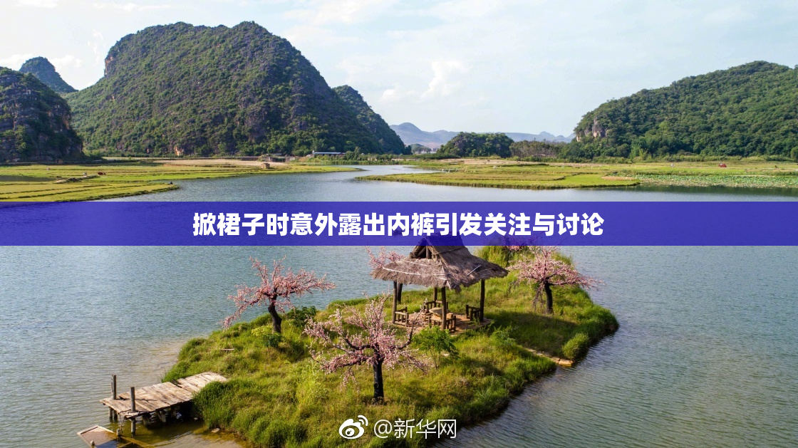 掀裙子时意外露出内裤引发关注与讨论