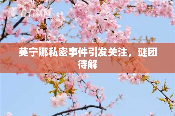 芙宁娜私密事件引发关注，谜团待解