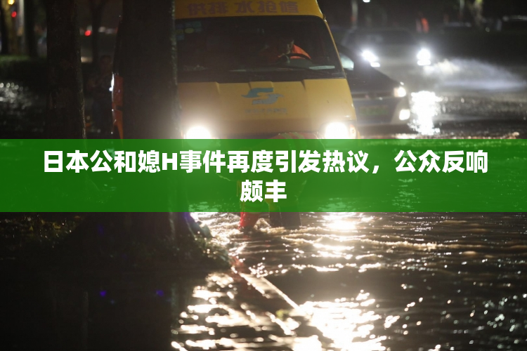 日本公和媳H事件再度引发热议，公众反响颇丰