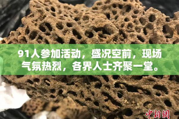 91人参加活动，盛况空前，现场气氛热烈，各界人士齐聚一堂。