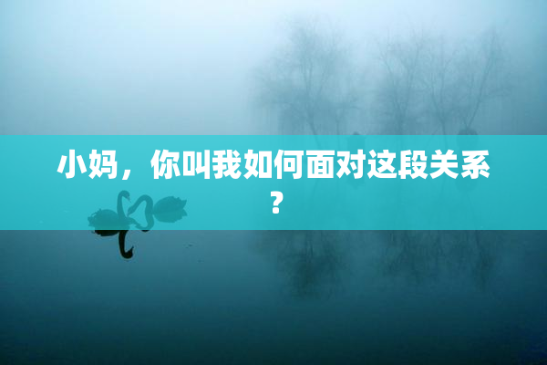 小妈，你叫我如何面对这段关系？