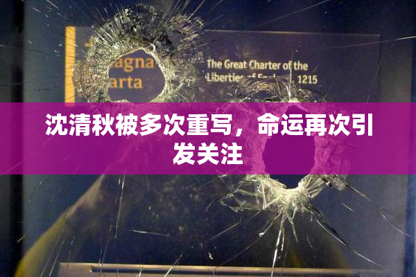 沈清秋被多次重写，命运再次引发关注