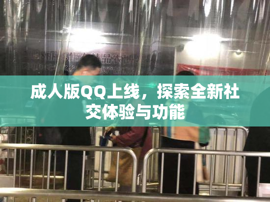 成人版QQ上线，探索全新社交体验与功能
