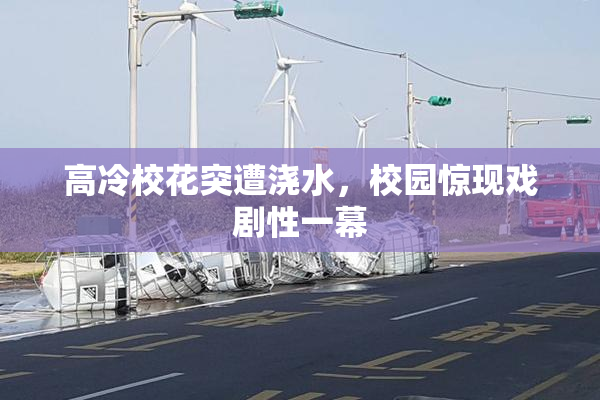 高冷校花突遭浇水，校园惊现戏剧性一幕
