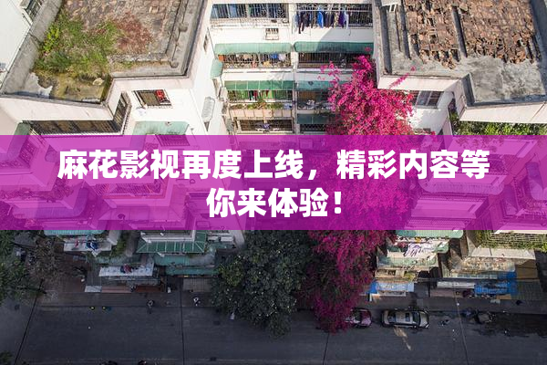 麻花影视再度上线，精彩内容等你来体验！