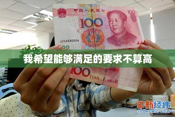 我希望能够满足的要求不算高