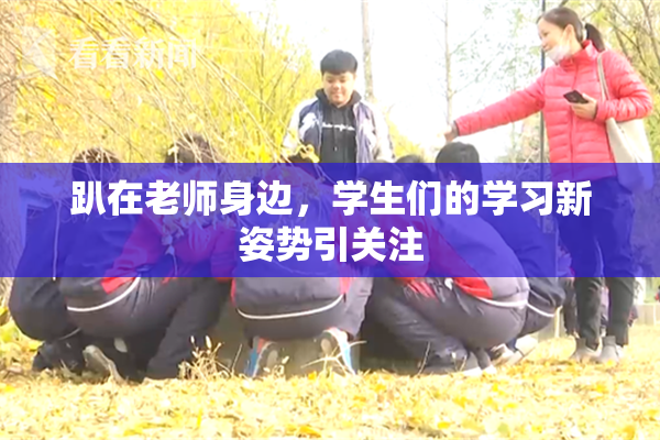 趴在老师身边，学生们的学习新姿势引关注