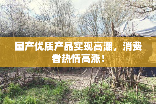 国产优质产品实现高潮，消费者热情高涨！
