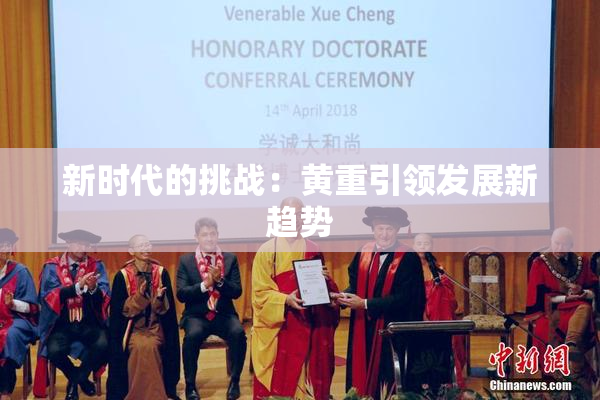 新时代的挑战：黄重引领发展新趋势