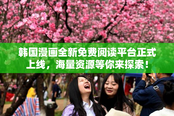 韩国漫画全新免费阅读平台正式上线，海量资源等你来探索！