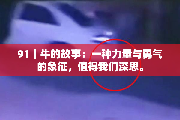91丨牛的故事：一种力量与勇气的象征，值得我们深思。