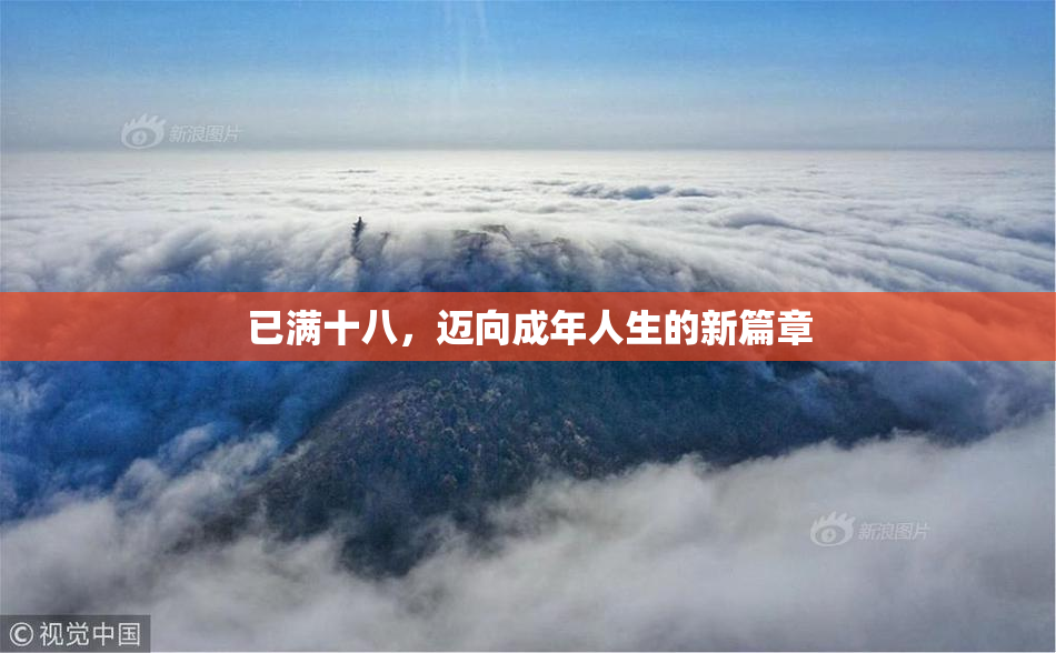 已满十八，迈向成年人生的新篇章