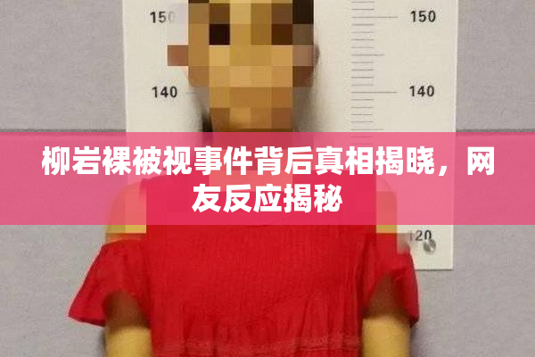 柳岩裸被视事件背后真相揭晓，网友反应揭秘