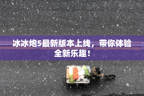 冰冰炮5最新版本上线，带你体验全新乐趣！